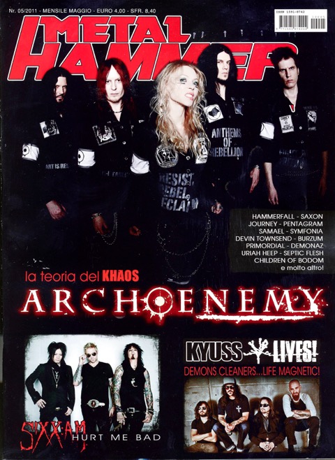 METAL HAMMER ARCHENEMY COVER MAY 11_