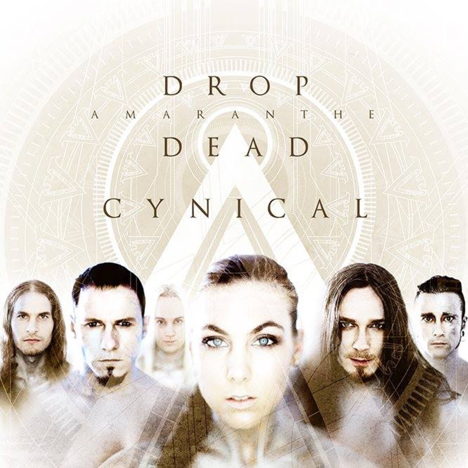 AMARANTHE / DROP DEAD CYNICAL cover artwork by Patric Ullaeus
