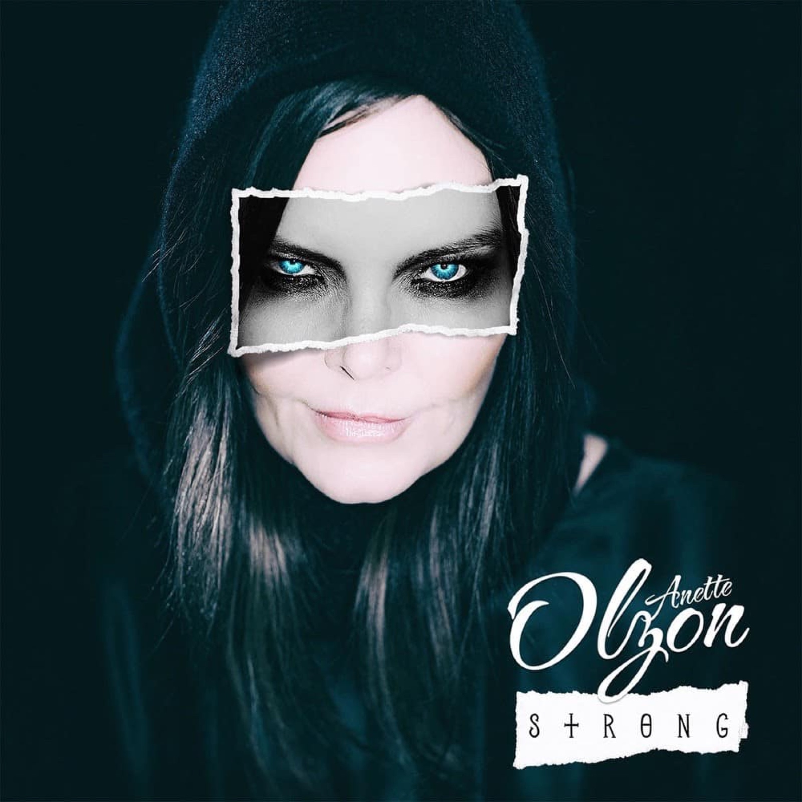ANETTE OLZON / STRONG cover artwork by Patric Ullaeus