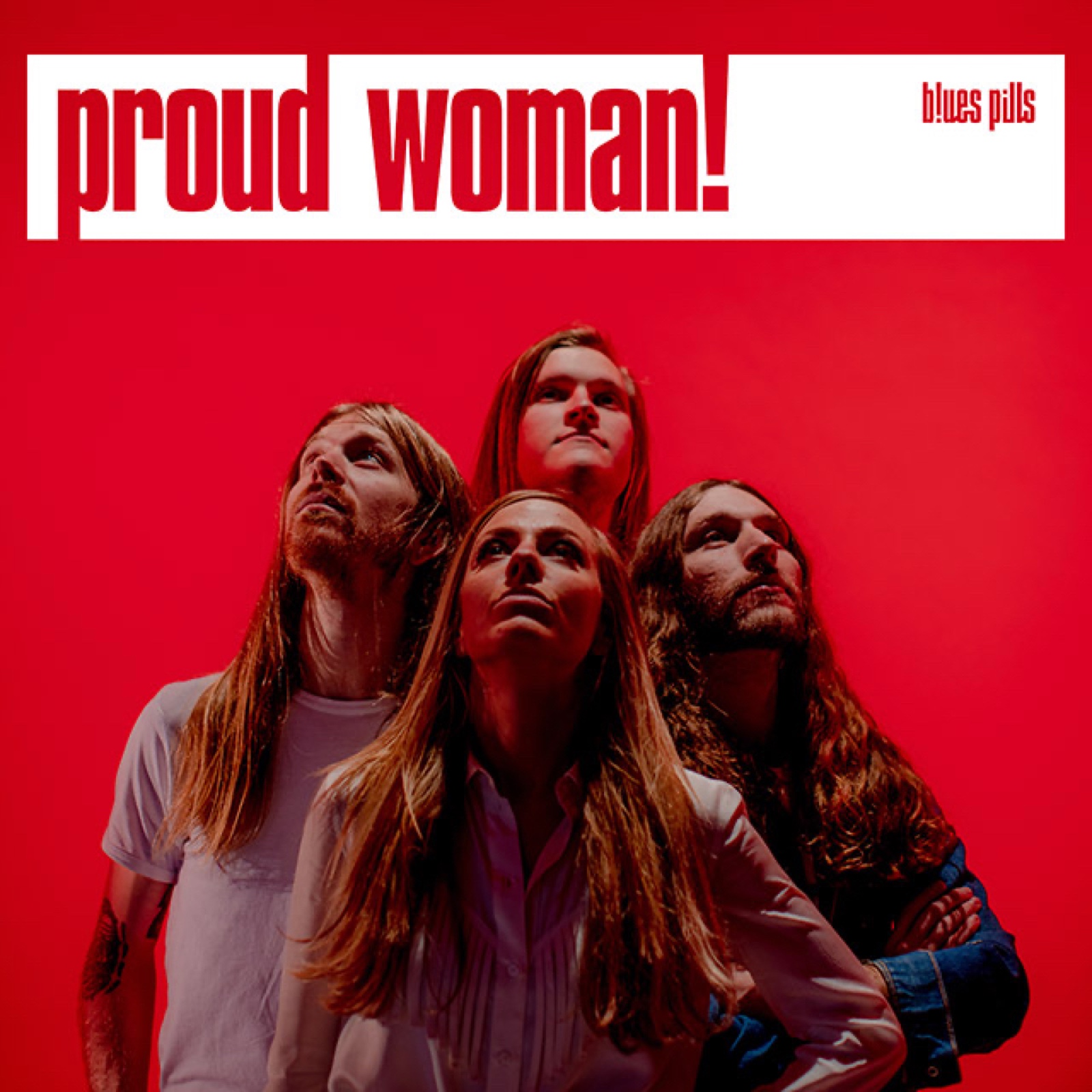BLUES PILLS / PROUD WOMAN cover artwork by Patric Ullaeus