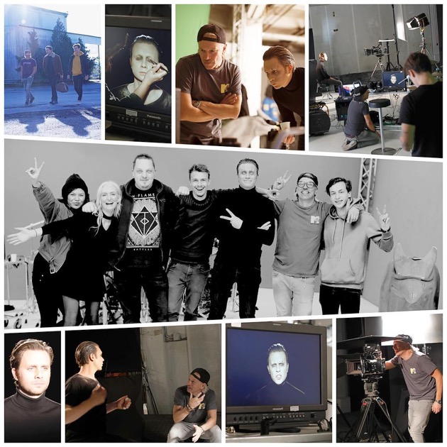 Behind the scenes from In Flames I Am Above with actor Martin Wallström